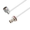 Picture of N Male Right Angle to TNC Female Bulkhead Cable Assembly using LC141TB Coax, 6 FT