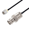 Picture of SMA Male to BNC Female Cable Assembly using LC141TBJ Coax, 1.5 FT