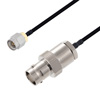 Picture of SMA Male to BNC Female Cable Assembly using LC141TBJ Coax, 2 FT