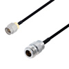 Picture of SMA Male to N Female Cable Assembly using LC141TBJ Coax, 10 FT