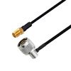 Picture of N Male Right Angle to SMA Female Cable Assembly using LC141TBJ Coax, 10 FT
