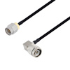 Picture of SMA Male to TNC Male Right Angle Cable Assembly using LC141TBJ Coax, 1.5 FT
