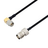 Picture of SMA Male Right Angle to TNC Female Cable Assembly using LC141TBJ Coax, 10 FT