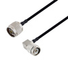 Picture of N Male to TNC Male Right Angle Cable Assembly using LC141TBJ Coax, 1.5 FT