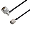Picture of N Male Right Angle to TNC Male Cable Assembly using LC141TBJ Coax, 1.5 FT