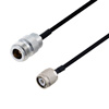 Picture of N Female to TNC Male Cable Assembly using LC141TBJ Coax, 1.5 FT