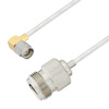 Picture of N Female to SMA Male Right Angle Cable Assembly using LC085TB Coax, 2 FT