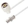 Picture of BNC Female to N Male Right Angle Cable Assembly using LC085TB Coax, 1 FT