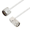 Picture of N Male to TNC Male Right Angle Cable Assembly using LC085TB Coax, 5 FT