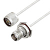 Picture of N Male to TNC Female Bulkhead Cable Assembly using LC085TB Coax, 5 FT