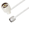 Picture of N Male Right Angle to TNC Male Cable Assembly using LC085TB Coax, 1.5 FT