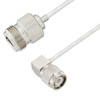 Picture of N Female to TNC Male Right Angle Cable Assembly using LC085TB Coax, 1 FT
