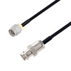 Picture of BNC Female to SMA Male Cable Assembly using LC085TBJ Coax, 1.5 FT