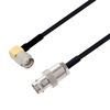 Picture of BNC Female to SMA Male Right Angle Cable Assembly using LC085TBJ Coax, 1.5 FT