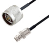 Picture of BNC Female to N Male Cable Assembly using LC085TBJ Coax, 10 FT