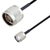 Picture of N Male to TNC Male Cable Assembly using LC085TBJ Coax, 6 FT