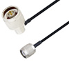 Picture of N Male Right Angle to TNC Male Cable Assembly using LC085TBJ Coax, 10 FT