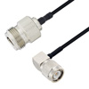 Picture of N Female to TNC Male Right Angle Cable Assembly using LC085TBJ Coax, 10 FT