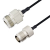 Picture of N Female to TNC Female Cable Assembly using LC085TBJ Coax, 1.5 FT