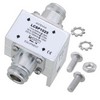 Picture of Type N F/F In/Out RF Surge Protector 1.5MHz - 700MHz DC Block 2kW 50kA Blocking Cap and Gas Tube