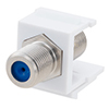 Picture of Keystone Coaxial F/F Coupler Insert in White