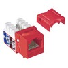 Picture of Category 5E Keystone Jack 110/RJ45 EIA568A/B Red