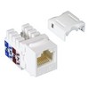 Picture of Category 5E Keystone Jack 110/RJ45 EIA568A/B White