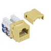 Picture of Category 5E Keystone Jack 110/RJ45 EIA568A/B Yellow