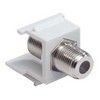 Picture of Keystone Coaxial F/F Coupler Insert White
