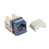 Picture of OCC Category 6 Keystone Jack 110/RJ45 EIA568A/B Blue