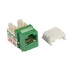 Picture of OCC Category 6 Keystone Jack 110/RJ45 EIA568A/B Green