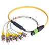Picture of MPO Male to 6x ST Fan-out, 6 Fiber Ribbon, 9/125 Singlemode, OFNR Jacket, Yellow, 0.5m
