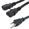 Picture of N5-15P - 2C13 Split Power Cord, 15A, 125V, 3 FT