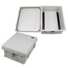 Picture of 12x10x5 Inch Weatherproof NEMA 4X Rated Enclosure with DIN Mounting Rails