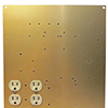 Picture of Assembled Replacement Mounting Plate for 1412xx-100 Enclosures