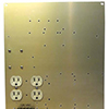 Picture of Assembled Replacement Mounting Plate for 1412xx-10FS Enclosures