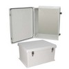 Picture of 20x16x11 Inch NEMA 4X Rated Weatherproof Enclosure with Blank Non-Metallic Mounting Plate