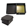 Picture of 14x12x7 Inch 120VAC Black Weatherproof Enclosure with Intergral Heating System