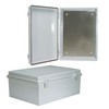 Picture of 14x10x6 Inch Weatherproof ABS Light-Weight Enclosure with Blank Aluminum Mounting Plate