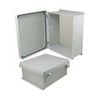 Picture of 14x12x6" UL® Listed Weatherproof NEMA 4X Enclosure, Non-Metal Mount Plate, Non-Metallic Hinges