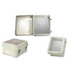Picture of 14x12x7" UL® Listed Weatherproof Windowed NEMA 4X Enclosure with Blank Starboard Mounting Plate