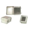 Picture of 14x12x7" UL® Listed Weatherproof Windowed NEMA 4X Enclosure with Blank Aluminum Mounting Plate