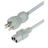 Picture of Hospital Grade Power Cord, Gray, SJT3-18 AWG, N5/15-EN60320C13, UL/CSA, 10FT