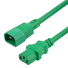 Picture of Heavy Duty CPU / PDU Power Cord - C14 to C13 - 15 Amp - 3 FT - Green
