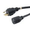 Picture of Nema L5-30P to L5-30R Extension Cord, 30A, 125V - 3ft