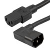 Picture of CPU/PDU Power Cord, C14 Right Angle to C13, 15 Amp, 3FT