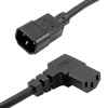 Picture of CPU/PDU Power Cord, C14 to C13 Left Angle, 10 Amp, 3FT