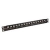 Picture of 1.75"x19" (1U) 16 Port  Low Profile Category 6 Feed-Thru Panel, Shielded