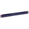 Picture of 1.75" x 19" Patch Panel,  w/16 LC Multimode Couplers