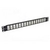 Picture of 1.75" 16 Port ECF Flange Mounted Category 5e Feed-Thru Panel, Unshielded Low Profile Mini-Coupler